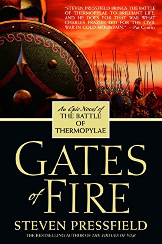Book cover for "Gates of Fire" by Steven Pressfield