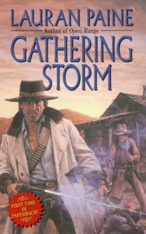 Book cover for "Gathering Storm" by Lauran Paine