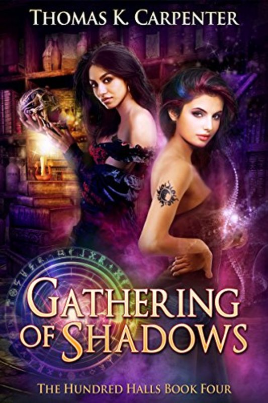 Book cover for "Gathering of Shadows" by Thomas K Carpenter