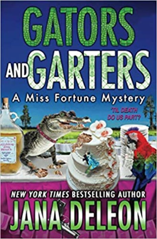 Book cover for "Gators and Garters" by Jana DeLeon