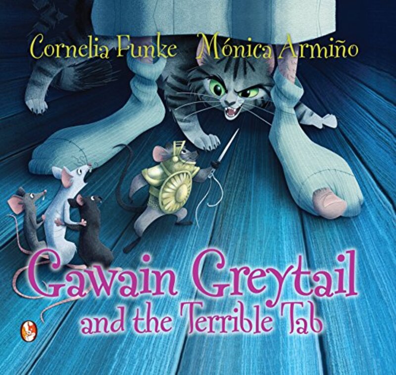 Book cover for "Gawain Greytail and the Terrible Tab" by Cornelia Funke