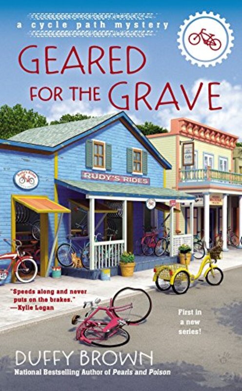 Book cover for "Geared for the Grave" by Duffy Brown