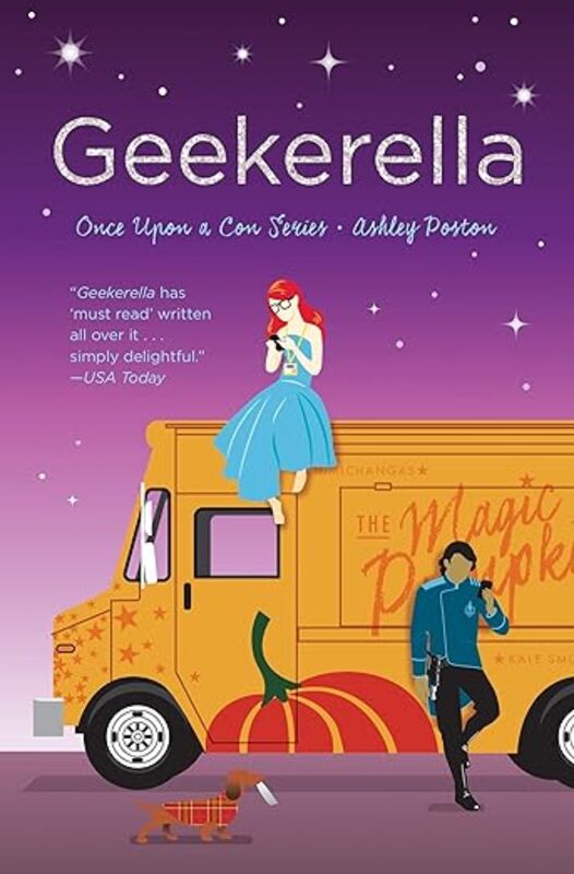 Book cover for "Geekerella" by Ashley Poston