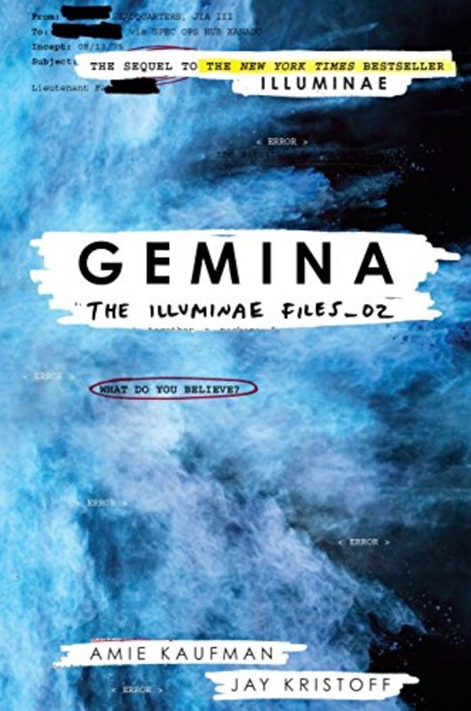 Book cover for "Gemina" by Jay Kristoff