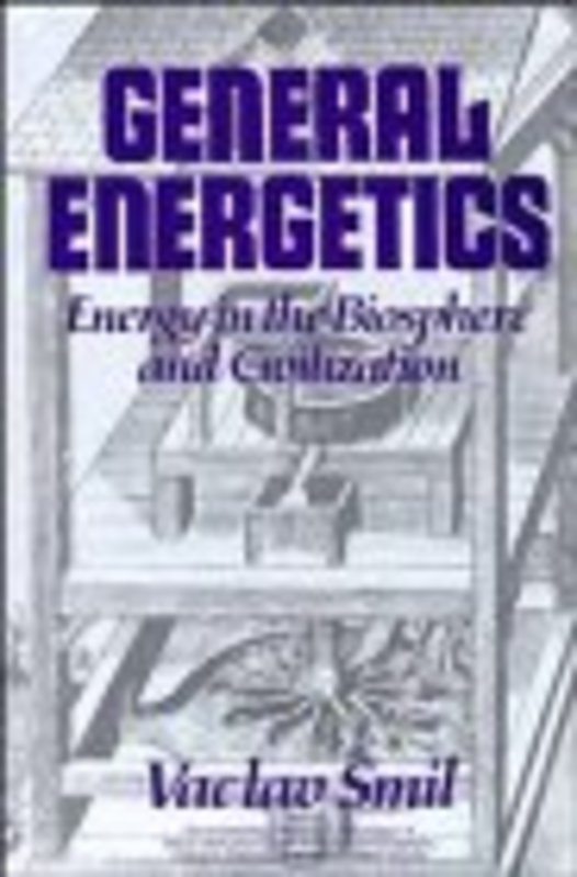 Book cover for "General Energetics" by Vaclav Smil