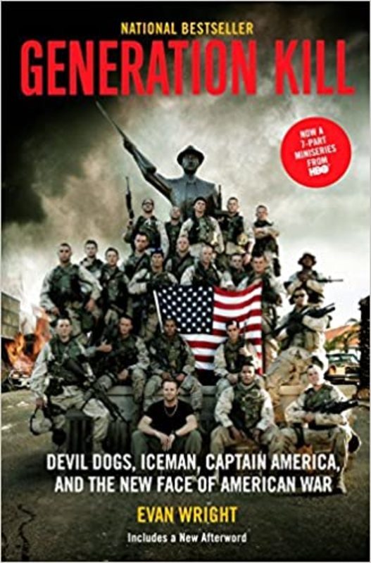 Book cover for "Generation Kill" by Evan Wright