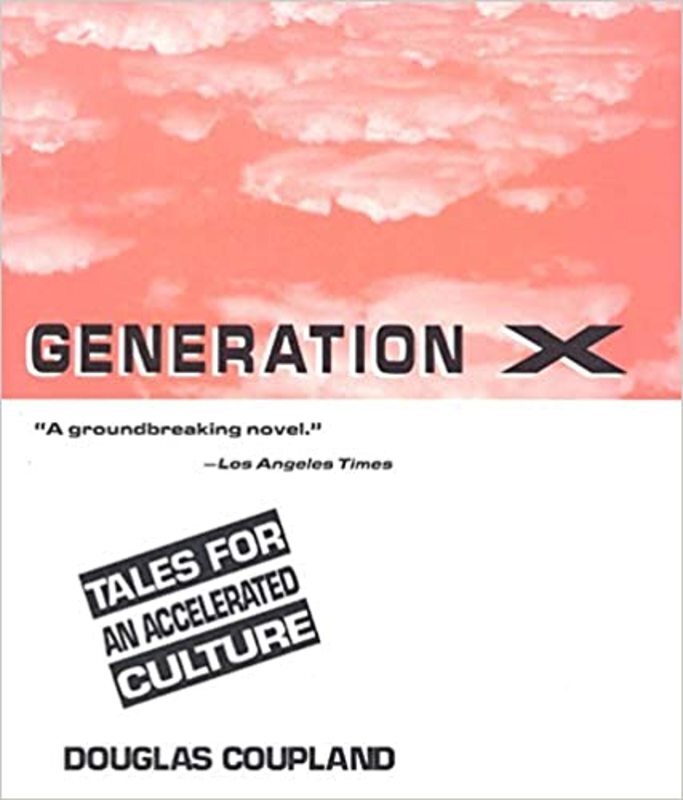 Book cover for "Generation X" by Douglas Coupland