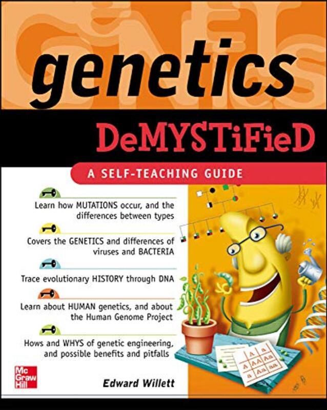 Book cover for "Genetics Demystified" by Edward Willett