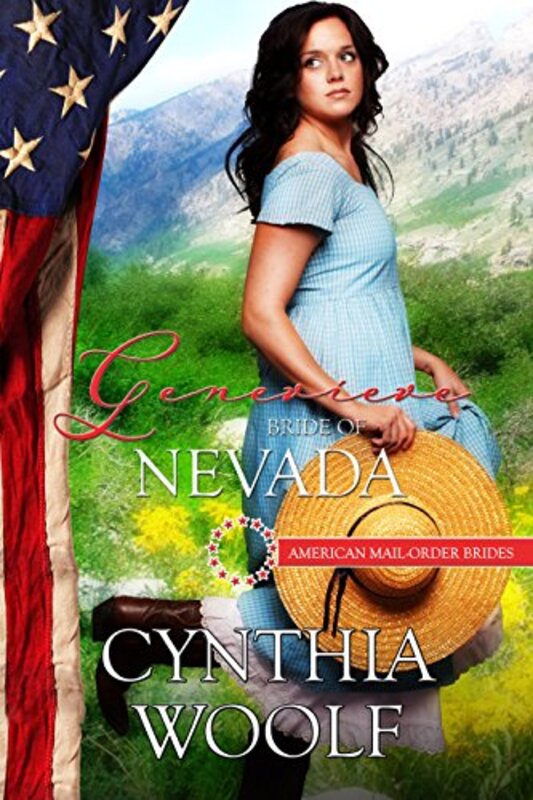 Book cover for "Genevieve: Bride of Nevada" by Cynthia Woolf