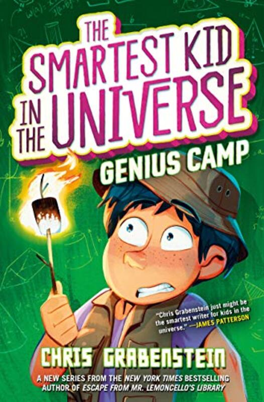 Book cover for "Genius Camp" by Chris Grabenstein