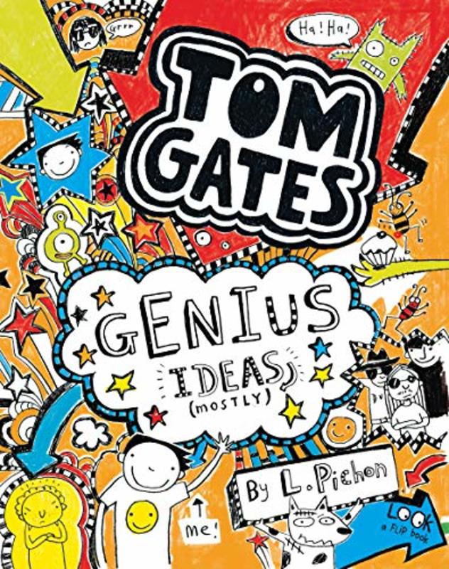 Book cover for "Genius Ideas (Mostly)" by Liz Pichon
