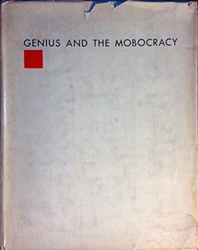 Book cover for "Genius and the Mobocracy" by Frank Lloyd Wright