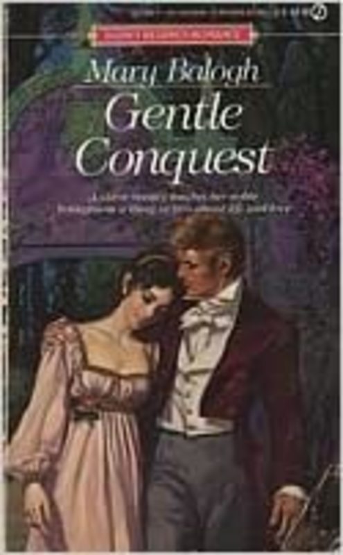 Book cover for "Gentle Conquest" by Mary Balogh