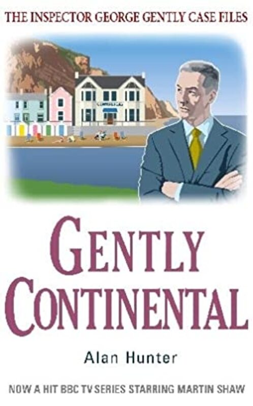 Book cover for "Gently Continental" by Alan Hunter