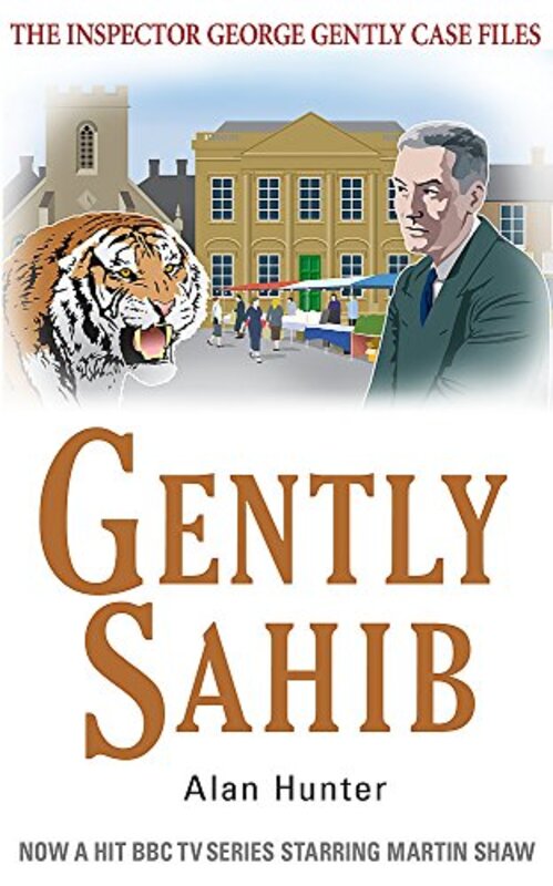 Book cover for "Gently Sahib" by Alan Hunter