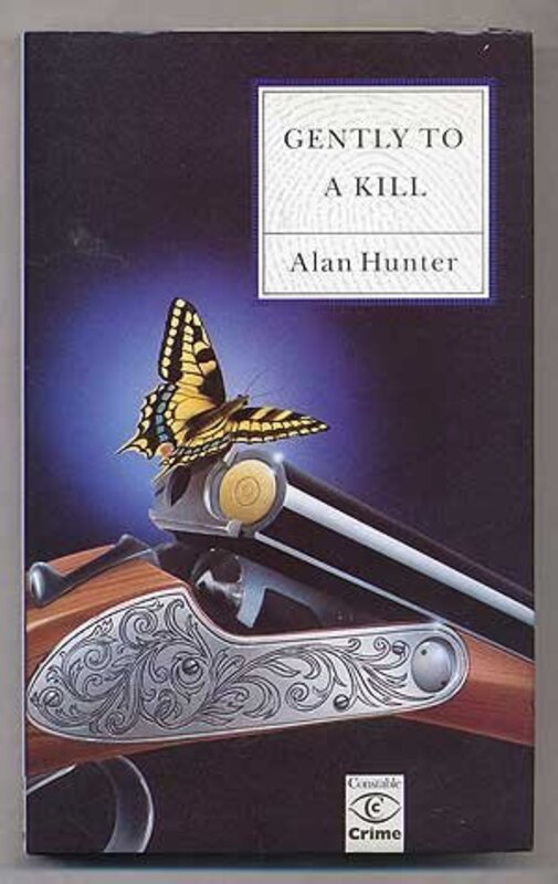 Book cover for "Gently To A Kill" by Alan Hunter