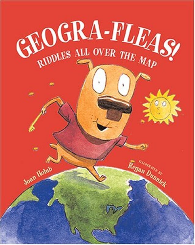Book cover for "Geogra-Fleas!" by Joan Holub