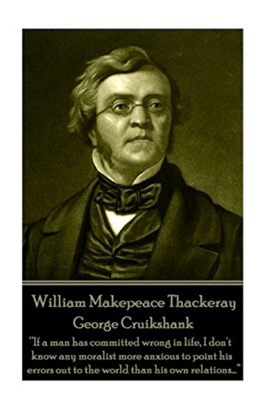 Book cover for "George Cruikshank" by William Makepeace Thackeray
