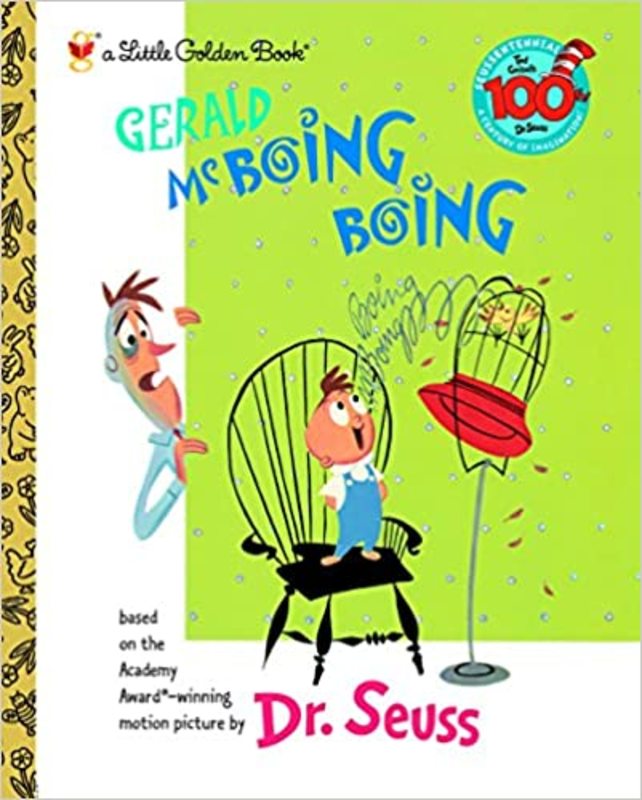 Book cover for "Gerald McBoing Boing" by Dr. Seuss