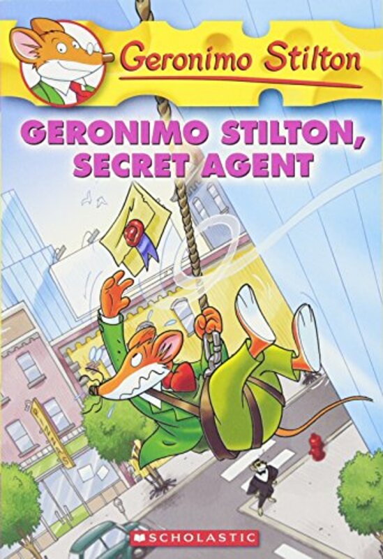 Book cover for "Geronimo Stilton, Secret Agent" by Elisabetta Dami