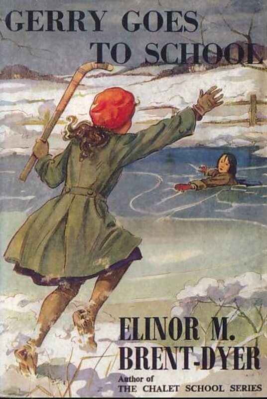 Book cover for "Gerry Goes to School" by Elinor M Brent Dyer