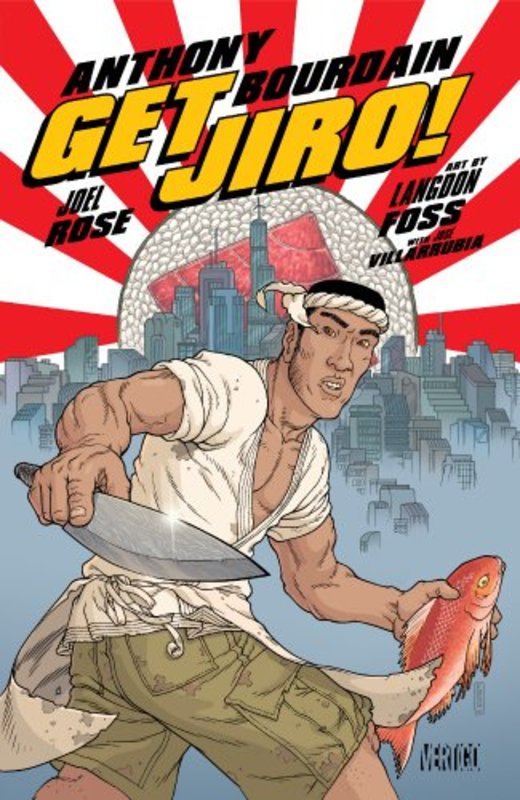 Book cover for "Get Jiro!" by Anthony Bourdain