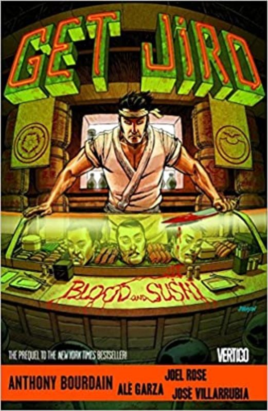 Book cover for "Get Jiro" by Anthony Bourdain