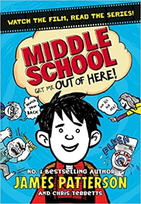 Book cover for "Get Me Out of Here!" by James Patterson