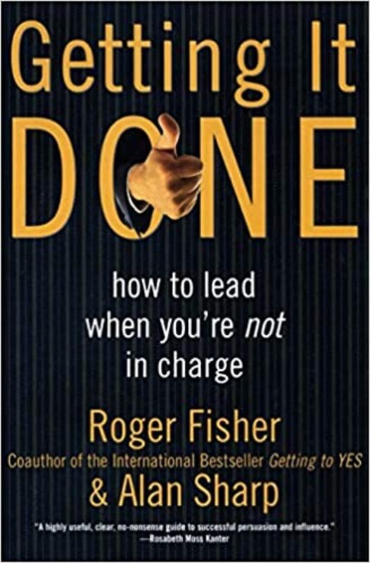 Book cover for "Getting It Done" by Roger Fisher