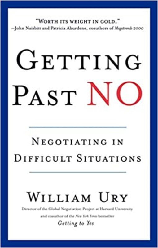 Book cover for "Getting Past No" by William Ury