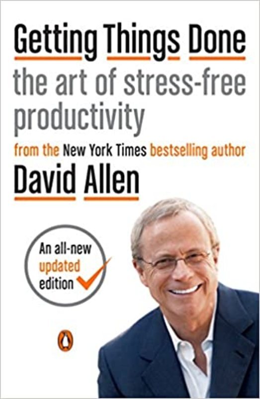 Book cover for "Getting Things Done"