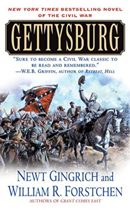 Book cover for "Gettysburg" by William Forstchen