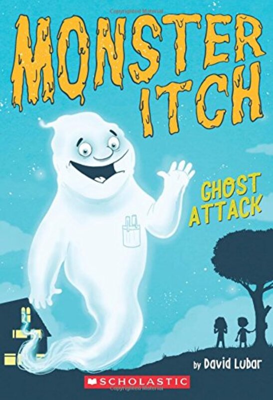 Book cover for "Ghost Attack" by David Lubar