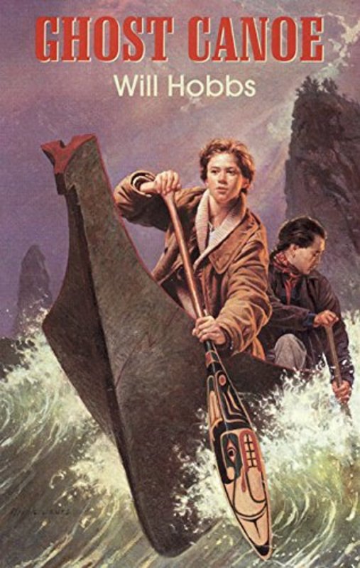 Book cover for "Ghost Canoe" by Will Hobbs