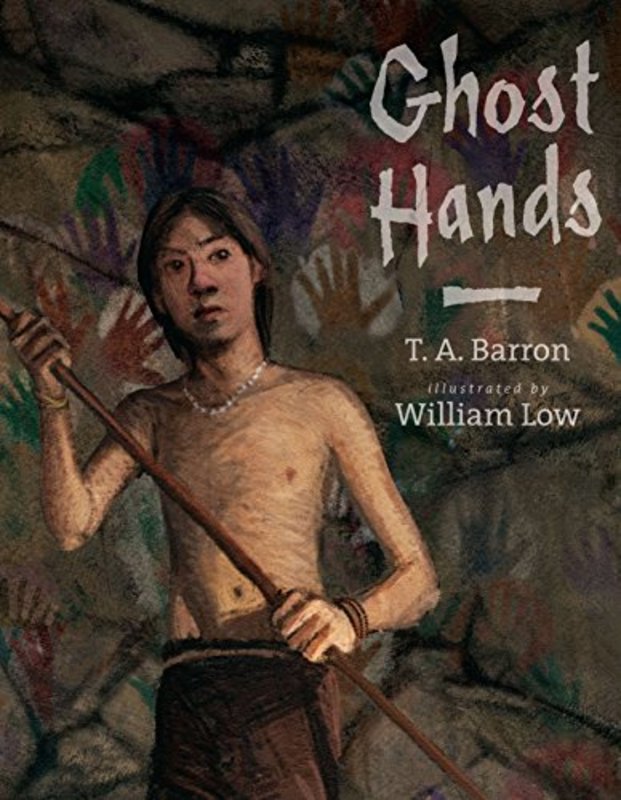 Book cover for "Ghost Hands" by TA Barron