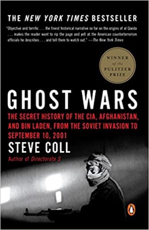 Book cover for "Ghost Wars" by Steve Coll