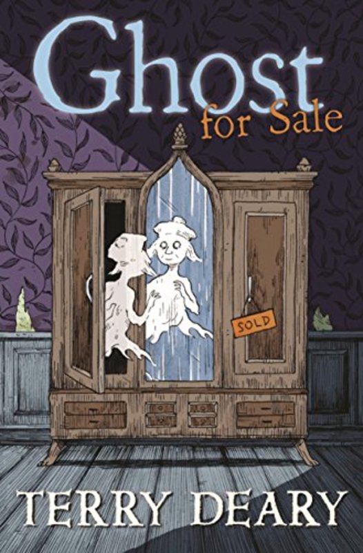 Book cover for "Ghost for Sale" by Terry Deary
