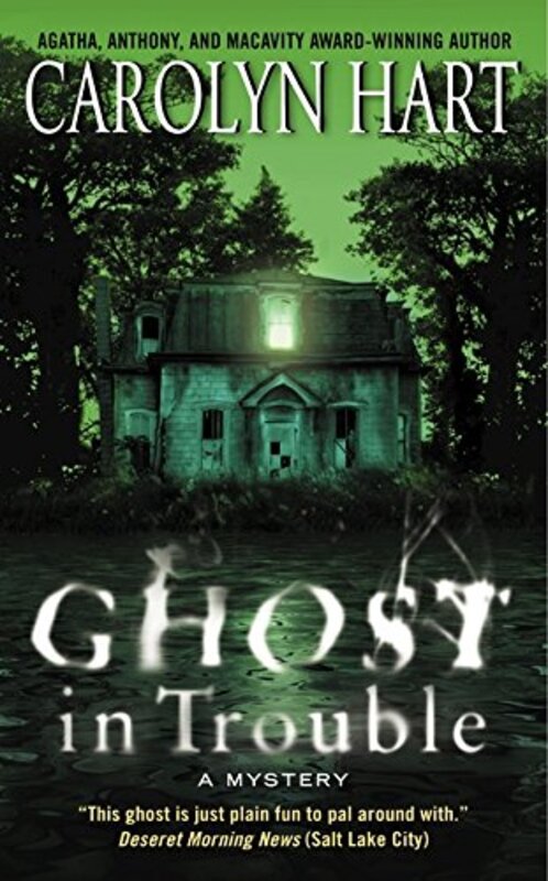 Book cover for "Ghost in Trouble" by Carolyn G Hart