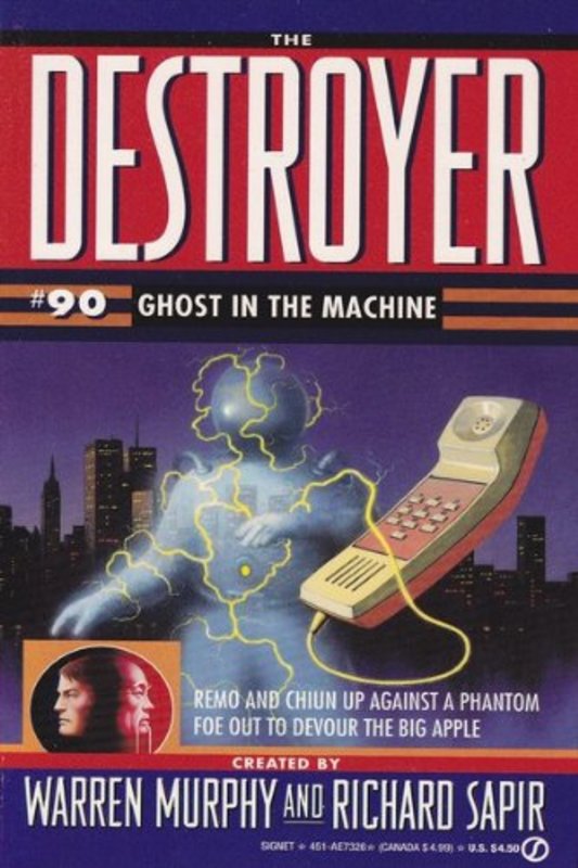 Book cover for "Ghost in the Machine" by Warren Murphy