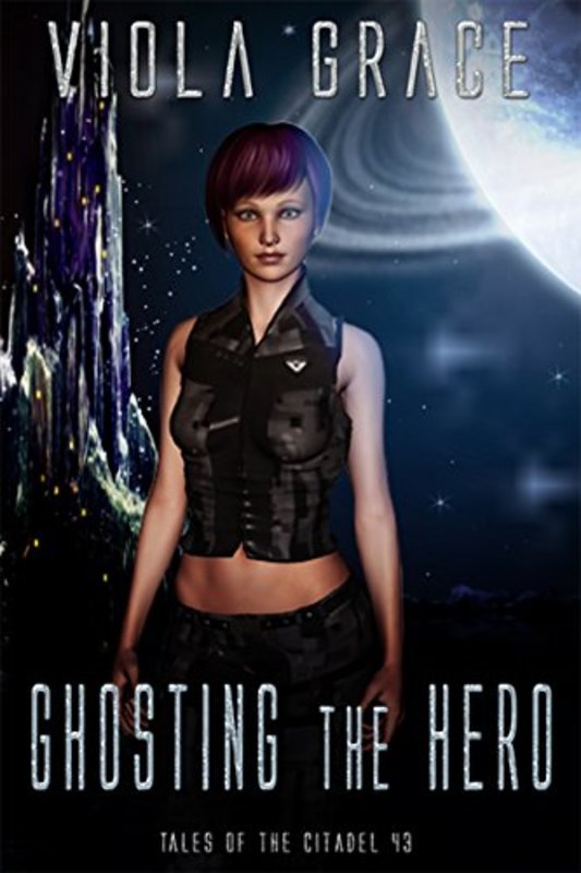 Book cover for "Ghosting the Hero" by Viola Grace