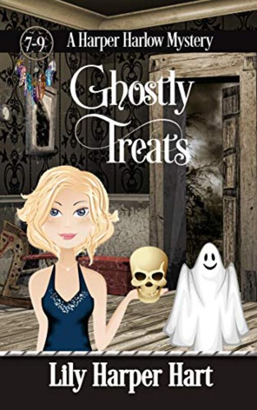 Book cover for "Ghostly Treats" by Lily Harper Hart