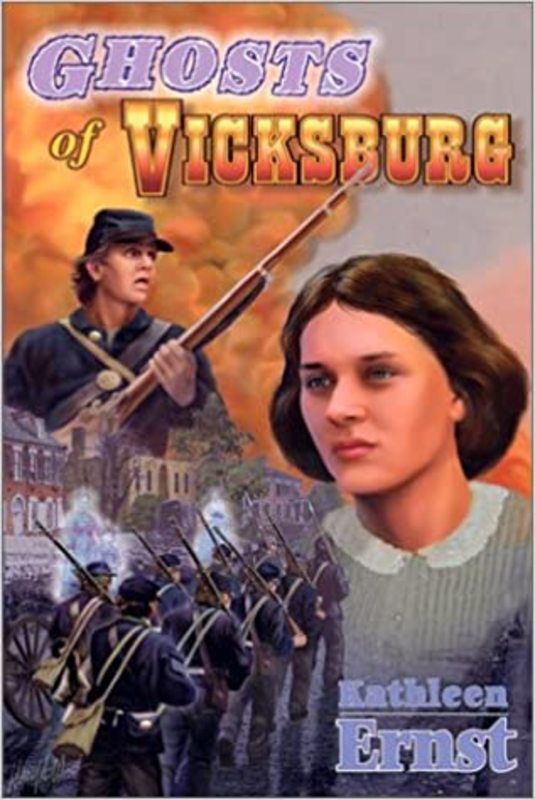 Book cover for "Ghosts of Vicksburg" by Kathleen Ernst