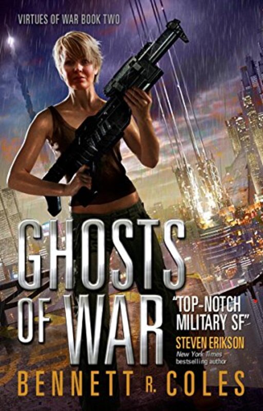 Book cover for "Ghosts of War" by Bennett R Coles