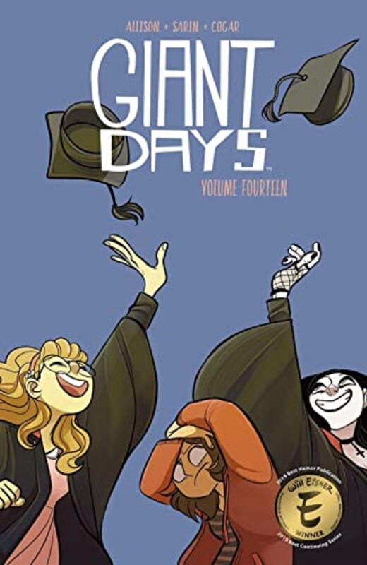 Book cover for "Giant Days, Vol. 14" by John Allison