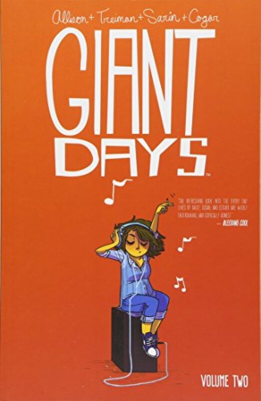 Book cover for "Giant Days, Vol. 2" by John Allison