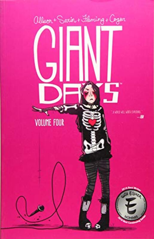 Book cover for "Giant Days, Vol. 4" by John Allison
