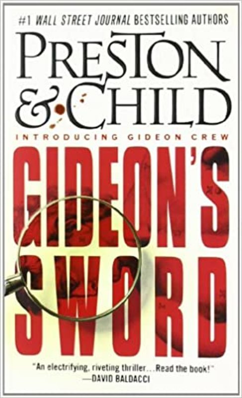 Book cover for "Gideon's Sword" by Lincoln Child