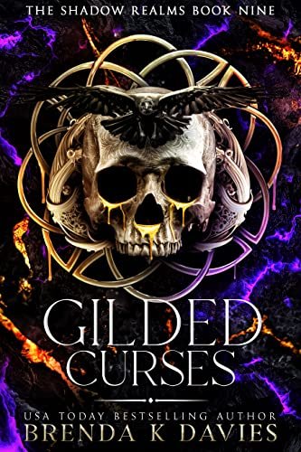Book cover for "Gilded Curses" by Brenda K Davies