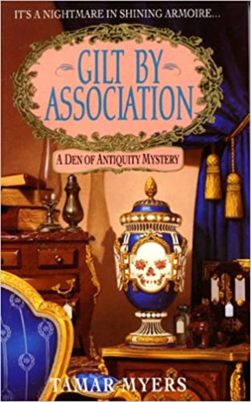 Book cover for "Gilt by Association" by Tamar Myers