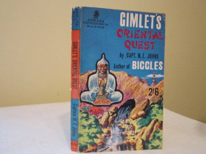 Book cover for "Gimlets Oriental Quest" by Captain WE Johns